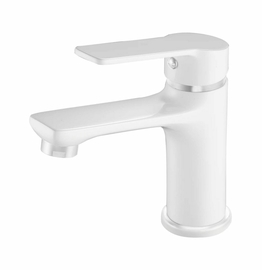 Смеситель Esko Singapore white для раковины, без донного клапана, SI 26 - фото, отзывы, цена